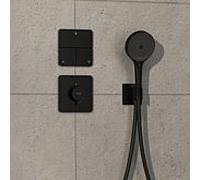 Hansgrohe Robinet encastré ShowerSelect Comfort 15587670 pour 3 fonctions noir mat