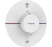 Hansgrohe ShowerSelect Comfort S mitigeur bain-douche encastrée avec thermostat blanc 15554700