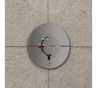 hansgrohe ShowerSelect Comfort S thermostat 15562000 encastré, pour 1 Verbraucher et une sortie supplémentaire, chromé