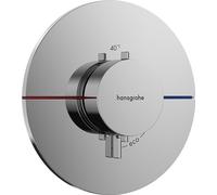 hansgrohe ShowerSelect Comfort S thermostat, encastrÃ©, 1 consommateur, rosace ronde, 15559, Coloris: chrome - 15559000