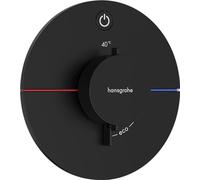 Hansgrohe Mitigeur thermostatique encastré ShowerSelect Comfort S noir mat 1 fonction 15553670