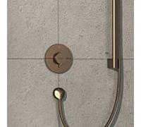 Hansgrohe Thermostat ShowerSelect Comfort S 15553140 UP pour 1 utilisateur bronze brossé