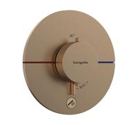 Hansgrohe Thermostat encastré ShowerSelect Comfort S 15562140 1 sortie sup. Bronze brossé
