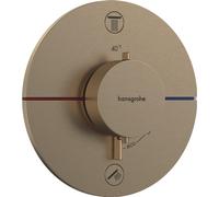 hansgrohe ShowerSelect thermostat Comfort S 15554140 UP, pour 2 Verbraucher , sans combinaison de sécurité EN 1717, bronze brossé