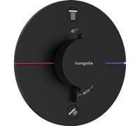 Hansgrohe Showerselect Comfort S thermostatique encastrable - 2 fonctions - combinaison de sécurité applicable bain/remplissage - noir mat 15556670