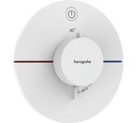 Hansgrohe Showerselect Comfort S thermostatique encastrable pour 1 fonction mat blanc 15553700