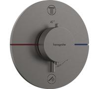 Hansgrohe Showerselect Comfort S thermostatique - encastré - 2 fonctions - chrome noir 15554340