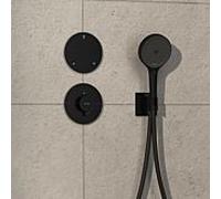 hansgrohe ShowerSelect Comfort S valve 15558670 UP, pour 3 consommateurs, noir mat