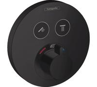 Hansgrohe ShowerSelect mitigeur bain-douche encastrée avec thermostat noir 15743670