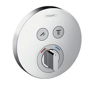 hansgrohe Mitigeur ShowerSelect S 15748000 raccord encastré, pour 2 consommateurs, chromé