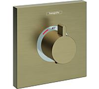 hansgrohe ShowerSelect Set de finition haut débit 15760140 thermostat encastré, bronze brossé