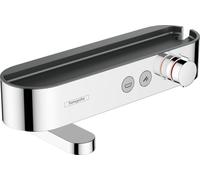 Hansgrohe Pulsify Select Mitigeur thermostatique bain avec tablette de douche 40cm chrome 24340000