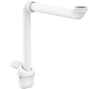 Hansgrohe siphon de lavabo tubulaire blanc 54235000