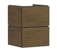 hansgrohe sous-vasque Xilesa E 54291550 480x470mm, 2 tiroirs PushOpen, chêne cachemire