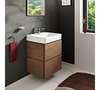 Meuble sous-vasque Hansgrohe Xilesa E 54292550 530 x 470 mm, 2 tiroirs, pour lavabo, avec PushOpen, chêne cachemire