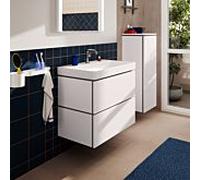 hansgrohe Xilesa E Meuble sous-lavabo pour lavabos, 2 tiroirs PushOpen, 780x470x620mm, 54296700, Couleur: Blanc mat