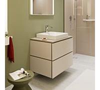 Hansgrohe Meuble sous-lavabo Xilesa E 2 tiroirs 780×550×620 mm Beige sable mat