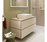 hansgrohe sous-vasque Xilesa E 54303780 2 tiroirs sans PushOpen, 1180 x 550 mm, beige sable mat