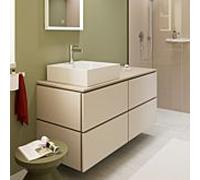 hansgrohe sous-vasque Xilesa E 54306780 1375x550mm, 4 tiroirs, avec PushOpen, beige sable mat