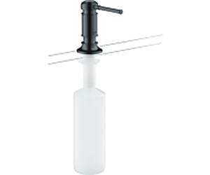 hansgrohe Spülmittelspender version encastrable, projection 91mm, noir brossé chromé