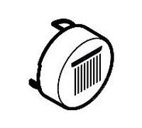hansgrohe Symbol douche de tête 93571610 Rain grande, noir