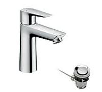 Hansgrohe – Mitigeur lavabo Talis E 110 71710000 – Chromé avec garniture de vidage