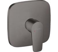 Hansgrohe Talis E Ensemble de finition pour mitigeur de douche encastré chrome noir brossé 71765340