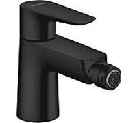 hansgrohe Talis E hansgrohe Bidet monocommande 71720670 noir mat, avec garniture de vidage