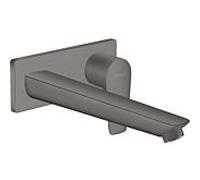 hansgrohe Talis E hansgrohe Talis E mitigeur Talis E , chrome noir brossé, bec 225 mm