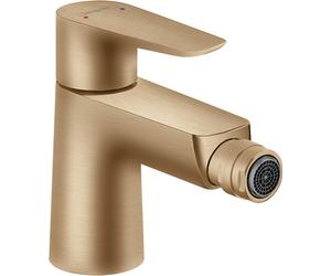 hansgrohe Talis E mélangeur de bidet à levier unique, déchets pop-up, 71720140, Couleur: bronze brossé