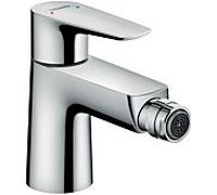 hansgrohe Talis E, mélangeur monocommande pour bidet, garniture de vidage à pousser, 71721000