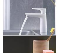 hansgrohe Talis E mitigeur monocommande de lavabo 110, sans vidage, saillie de 112mm, 71712700, Couleur: blanc mat