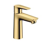 hansgrohe Talis E, mitigeur monocommande de lavabo 110 CoolStart, vidage par pression, saillie de 112 mm, 71713990, Couleur: Optique en or poli
