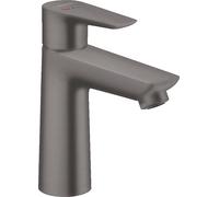hansgrohe Talis E Mitigeur de lavabo 110 mm CoolStart sans tirette ni vidage, noir chromé brossé, 71714340