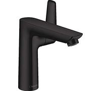 hansgrohe Talis E Mitigeur de lavabo 150, avec tirette et vidage, noir mat, 71754670