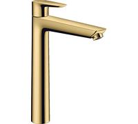 hansgrohe Talis E mitigeur monocommande de lavabo 240, sans vidage, saillie 183mm, 71717990, Couleur: Optique en or poli