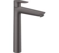 hansgrohe Talis E mitigeur monocommande de lavabo 240, sans vidage, saillie 183mm, 71717340, Couleur: noir brossé