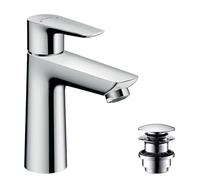 Hansgrohe Talis E mitigeur monocommande de lavabo 110, vidage par poussoir, saillie 112mm - 71711000