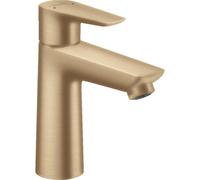 hansgrohe Talis E, mitigeur monocommande de lavabo 110, vidage automatique, saillie de 112 mm, 71710140, Couleur: bronze brossé
