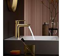 hansgrohe Talis E mitigeur lavabo 71710990 avec garniture de vidage , optique or poli