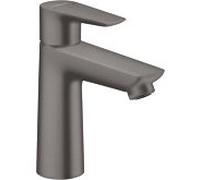 hansgrohe Talis E mitigeur monocommande de lavabo 110, sans vidage, saillie de 112mm, 71712340, Couleur: noir brossé