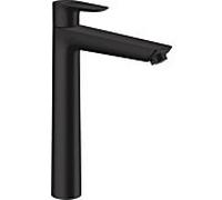 hansgrohe Talis E mitigeur lavabo 71716670 avec garniture de vidage, saillie 183 mm, noir mat
