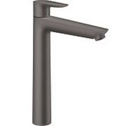 hansgrohe Talis E mitigeur monocommande de lavabo 240, sans vidage, saillie 183mm, 71717340, Couleur: noir brossé