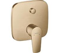 hansgrohe Talis E Mitigeur monocommande de bain encastré, 71745140, Couleur: bronze brossé