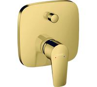 hansgrohe Talis E mitigeur monocommande de bain encastré, combinaison de sécurité, 71474990, Couleur: Optique en or poli
