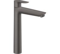 hansgrohe Talis E mitigeur monocommande de lavabo 240, sans vidage, saillie 183mm, 71717340, Couleur: Chrome noir brossé