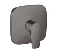 hansgrohe Talis E mitigeur de douche à levier unique encastré, 71765340, Couleur: noir brossé