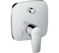 hansgrohe Talis E - Façade de mitigeur monocommande encastré pour 2 sorties chrome