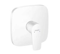 hansgrohe Talis E mitigeur de douche à levier unique encastré, Coloris: blanc mat - 71765700