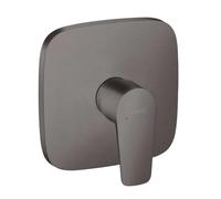 hansgrohe Talis E mitigeur de douche à levier unique encastré, 71765340, Couleur: noir brossé